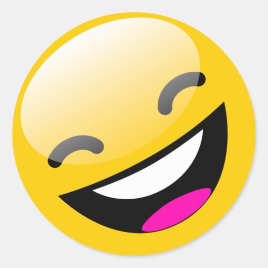 LAUGHERVLAK RONDE STICKER (Voorkant)