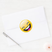 LAUGHERVLAK RONDE STICKER (Envelop)