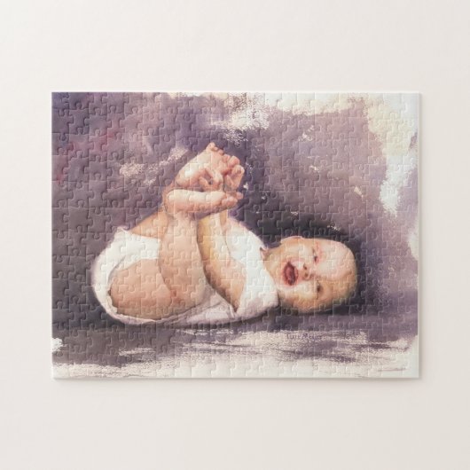 Laughing Baby Puzzle Legpuzzel (Horizontaal)