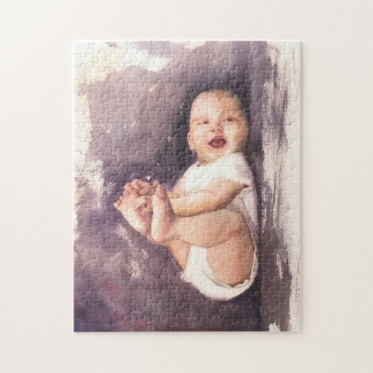 Laughing Baby Puzzle Legpuzzel (Verticaal)
