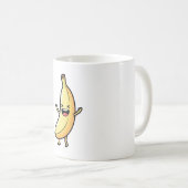 Laughing Banana – Cute Kawaii Illustration Koffiemok (Voorkant rechts)