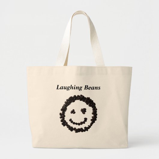 Laughing Beans トートバッグ Grote Tote Bag (Voorkant)