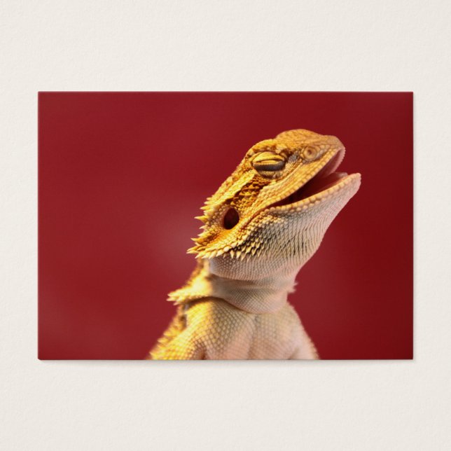 Laughing Bearded Dragon Visitekaartjes (Voorkant)