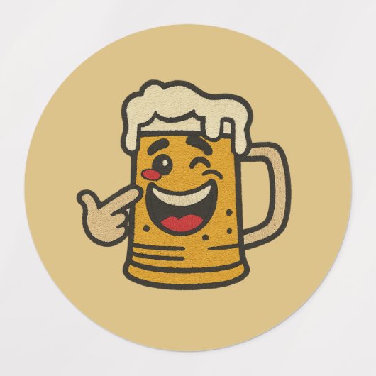 Laughing Beer Mok Stickers (Design 2)