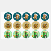 Laughing Beer Mok Stickers (Vel)