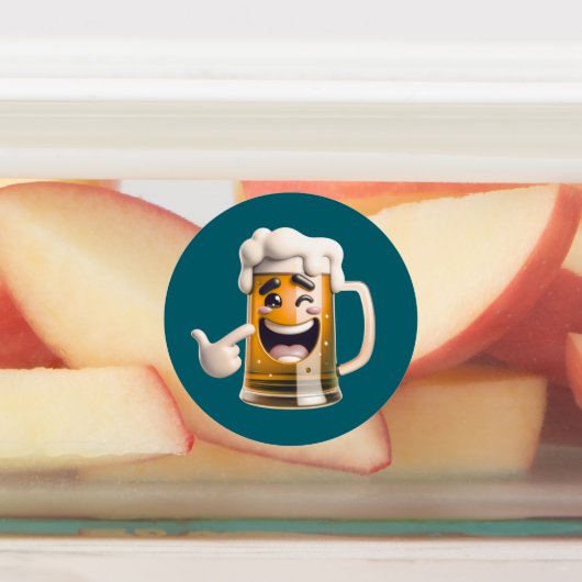 Laughing Beer Mok Stickers (Aangebracht)