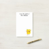 Laughing Book Cartoon Post-it® Notes (Op bureau)