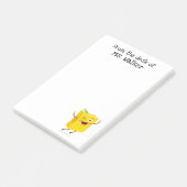 Laughing Book Cartoon Post-it® Notes (Schuin)