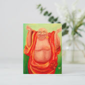 Laughing Buddha Briefkaart (Staand voorkant)