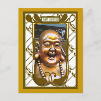 Laughing Buddha Briefkaart
