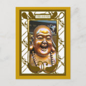 Laughing Buddha Briefkaart (Voorkant)