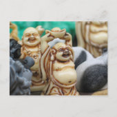Laughing Buddha Briefkaart (Voorkant)