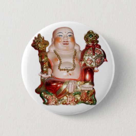 Laughing Buddha Button (Voorkant)