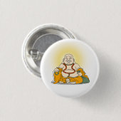 Laughing Buddha Button (Voorkant /achterkant)