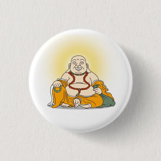 Laughing Buddha Button (Voorkant)