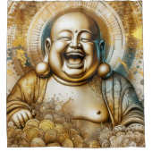 Laughing Buddha Douchegordijn (Voorkant)