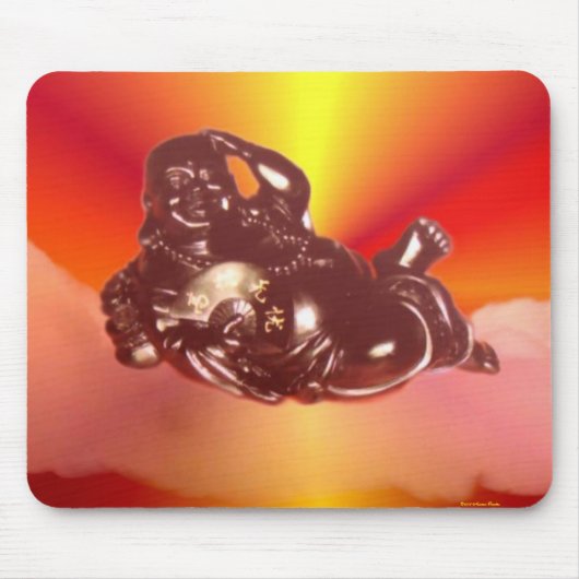 Laughing Buddha Mousepad Muismat (Voorkant)