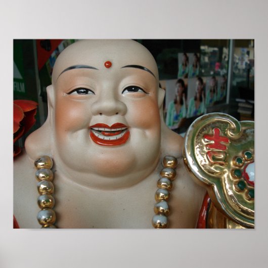 "Laughing Buddha" Poster (Voorkant)