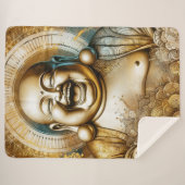 Laughing Buddha Sherpa Deken (Voorkant (horizontaal))
