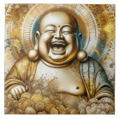 Laughing Buddha Tegeltje (Voorkant)