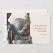 Laughing Buddha Uitnodiging (Voorkant)