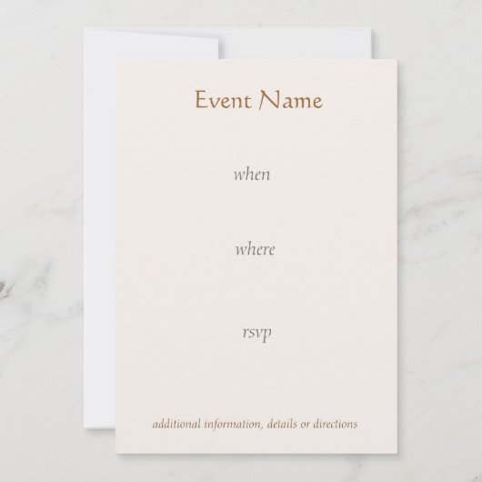 Laughing Buddha Uitnodiging (Achterkant)