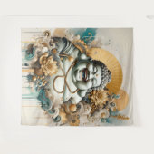 Laughing Buddha Wandkleed (Voorkant (horizontaal))