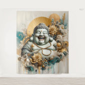 Laughing Buddha Wandkleed (Voorkant)