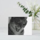 Laughing Cat Briefkaart (Staand voorkant)