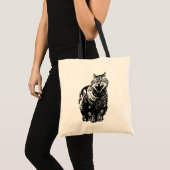Laughing Cat Budget Canvas tas (Voorkant (product))