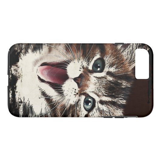 Laughing Cat Case-Mate iPhone Case (Achterkant (Horizontaal))