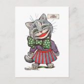 Laughing Cat, Louis Wain Briefkaart (Voorkant)
