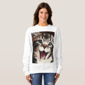 Laughing Cat Trui (Voorkant volledig)