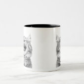 Laughing Cat Tweekleurige Koffiemok (Center)