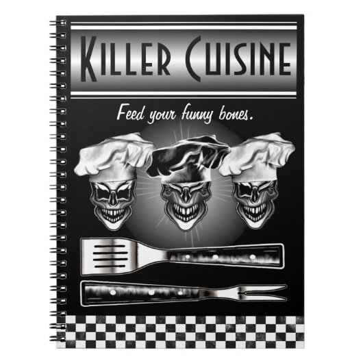 Laughing Chef Skulls Notitieboek (Voorkant)