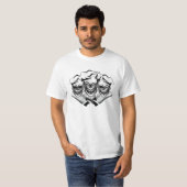 Laughing Chef Skulls T-shirt (Voorkant volledig)