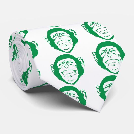 Laughing Chimp Stropdas (Opgerold)