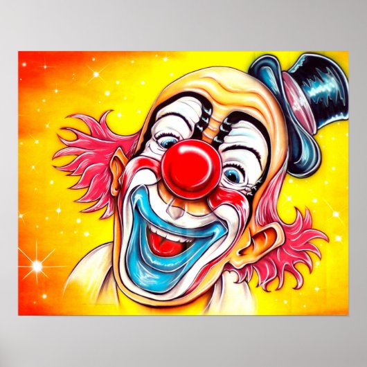 Laughing Clown Poster (Voorkant)