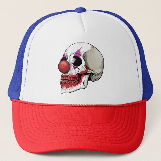 Laughing Clown Skull - Het lot tot de dood Trucker Pet (Voorkant)