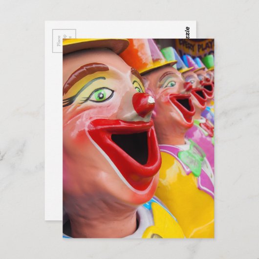 Laughing Clowns Briefkaart (Voorkant / Achterkant)
