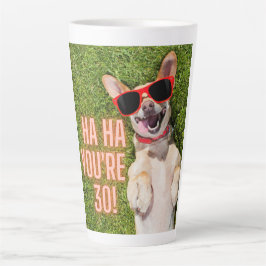 Laughing Dog 30th Birthday Latte Mok