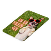 Laughing Dog 40th Birthday Magneet (Linkerzijde)