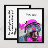 Laughing Dog Kaart (Voorkant / Achterkant)