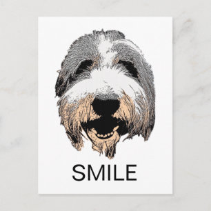 Laughing Dog SMILE Briefkaart