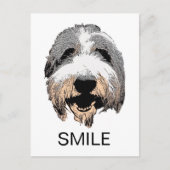 Laughing Dog SMILE Briefkaart (Voorkant)