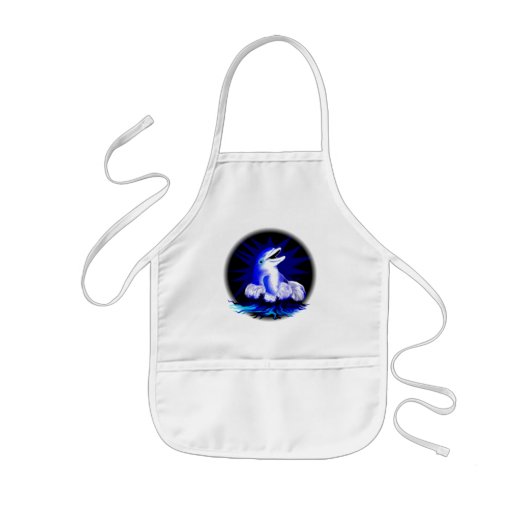 Laughing dolphin kinder schort (Voorkant)