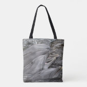Laughing Dolphins Tote Bag (Achterkant)