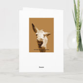 Laughing Donkey Happy Birthday Kaart (Achterkant)