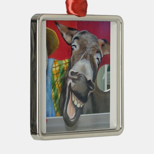 LAUGHING DONKEY ORNAMENT (Rechts)