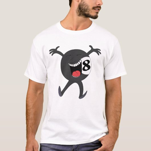 Laughing Eightball Mascot T-shirt (Voorkant)